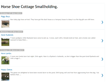Tablet Screenshot of horseshoecottagesmallholding.blogspot.com