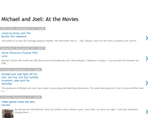 Tablet Screenshot of michaelandjoel.blogspot.com