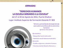 Tablet Screenshot of jornadasddhh.blogspot.com