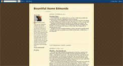 Desktop Screenshot of bountifulhomeedmonds.blogspot.com