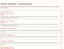 Tablet Screenshot of majumotorpondokindah.blogspot.com