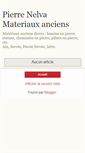 Mobile Screenshot of materiaux-anciens.blogspot.com