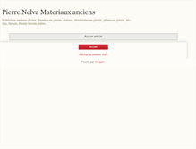 Tablet Screenshot of materiaux-anciens.blogspot.com