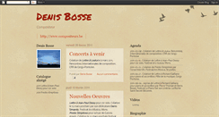 Desktop Screenshot of denisbosse.blogspot.com