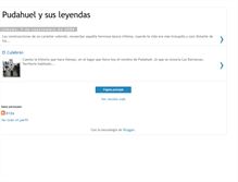 Tablet Screenshot of mitosyleyendasdepudahuel.blogspot.com