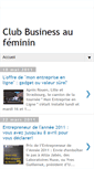 Mobile Screenshot of club-business-au-feminin.blogspot.com