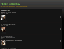 Tablet Screenshot of peterinbombay.blogspot.com