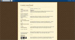 Desktop Screenshot of icarryyourheart2009.blogspot.com