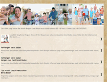 Tablet Screenshot of cara-diet-yang-benar.blogspot.com