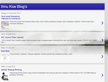 Tablet Screenshot of ilmukoeblog.blogspot.com