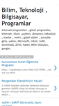 Mobile Screenshot of bilim-teknik-programlar.blogspot.com