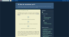 Desktop Screenshot of 30diasdevacacionesya.blogspot.com
