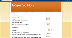 Desktop Screenshot of borjessoblogg.blogspot.com