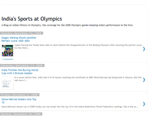 Tablet Screenshot of indiaatolympics.blogspot.com