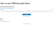Tablet Screenshot of freemicrosoftpoints4u.blogspot.com