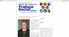 Desktop Screenshot of forodetrabajosocial.blogspot.com