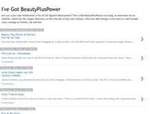 Tablet Screenshot of beautypluspower.blogspot.com