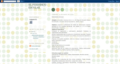 Desktop Screenshot of elperiodicoescolar.blogspot.com