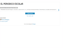 Tablet Screenshot of elperiodicoescolar.blogspot.com