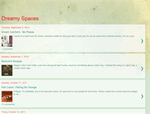 Tablet Screenshot of dreamyspaces.blogspot.com