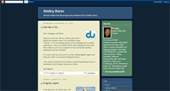 Desktop Screenshot of dmitrydurov.blogspot.com