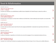 Tablet Screenshot of essaidereinformation.blogspot.com