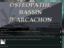 Tablet Screenshot of osteopathebassindarcachon.blogspot.com