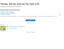 Tablet Screenshot of floridajunkcars.blogspot.com