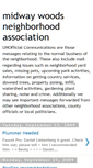 Mobile Screenshot of midway-woods-neighborhood-association.blogspot.com