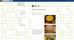 Desktop Screenshot of meettherobinsons.blogspot.com
