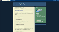 Desktop Screenshot of agromultytrading.blogspot.com