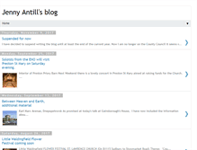Tablet Screenshot of jennyantillsblog.blogspot.com