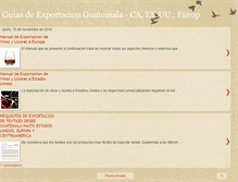 Tablet Screenshot of guiasdexportacionguate.blogspot.com