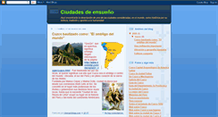 Desktop Screenshot of bitacoradeciudades.blogspot.com