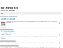 Tablet Screenshot of bobsfitnesssite.blogspot.com