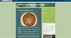 Desktop Screenshot of adventuresinamateurbakingandcooking.blogspot.com