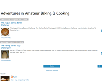 Tablet Screenshot of adventuresinamateurbakingandcooking.blogspot.com