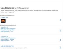 Tablet Screenshot of gondolatainkteremtoereje.blogspot.com