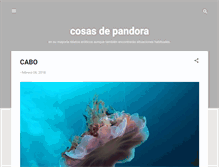 Tablet Screenshot of cosasdepandora.blogspot.com