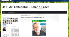 Desktop Screenshot of falarefazerambiental.blogspot.com
