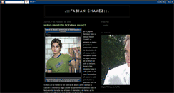 Desktop Screenshot of fabianchavez.blogspot.com