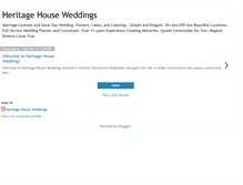 Tablet Screenshot of heritagehouseweddings.blogspot.com