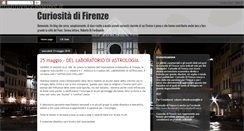 Desktop Screenshot of curiositadifirenze.blogspot.com