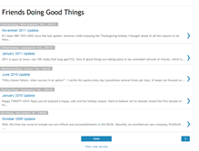 Tablet Screenshot of friendsdoinggoodthings.blogspot.com