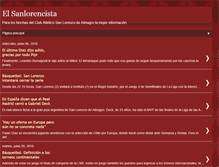 Tablet Screenshot of elsanlorencista.blogspot.com