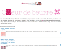 Tablet Screenshot of coeur-de-beurre.blogspot.com