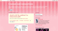 Desktop Screenshot of cocoacosgirl.blogspot.com