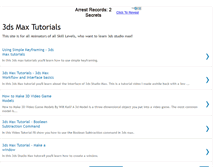 Tablet Screenshot of 3ds-maxtutorials.blogspot.com