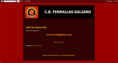 Desktop Screenshot of cbferrallasgaliano.blogspot.com