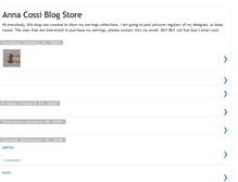 Tablet Screenshot of annacossi.blogspot.com